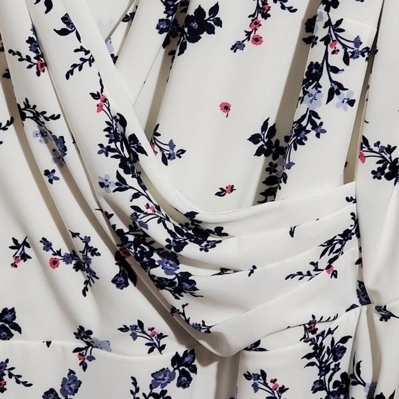 Ralph lauren supplice faux wrap belted midi dress plus size 20W new!!! - Picture 5 of 10